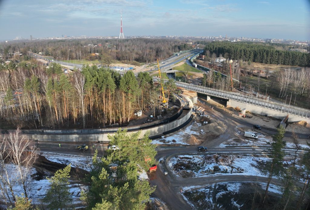 Dienvidu tilta IV kārta II posms (Jāņa Čakstes gatve) - Ceļš - būvdarbu attēli