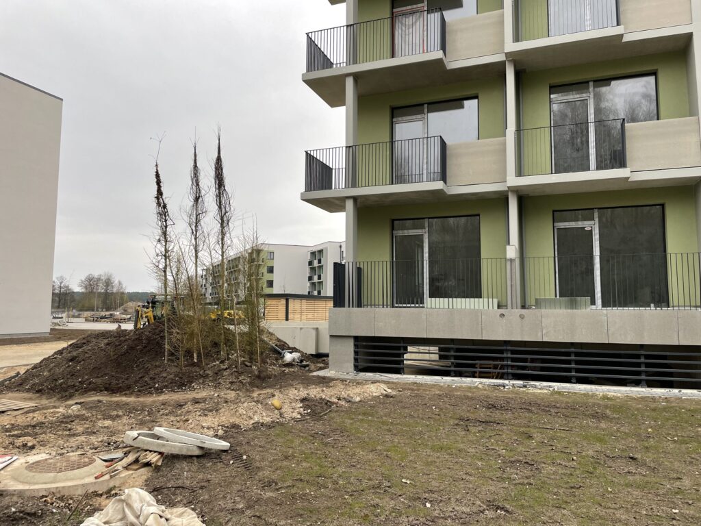 Ezerjugla (Murjāņu iela 151) - Multi apartment - construction photos