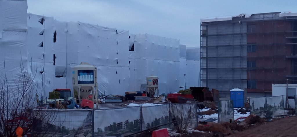 Ezerjugla (Murjāņu iela 151) - Multi apartment - construction photos