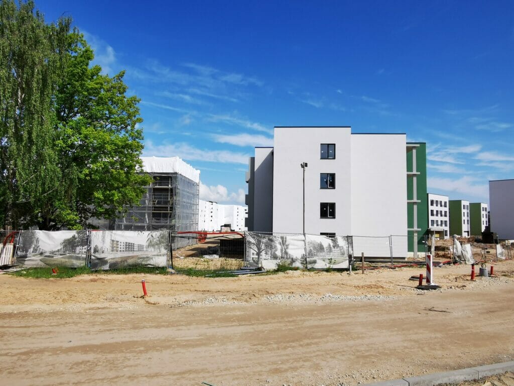 Ezerjugla (Murjāņu iela 151) - Multi apartment - construction photos