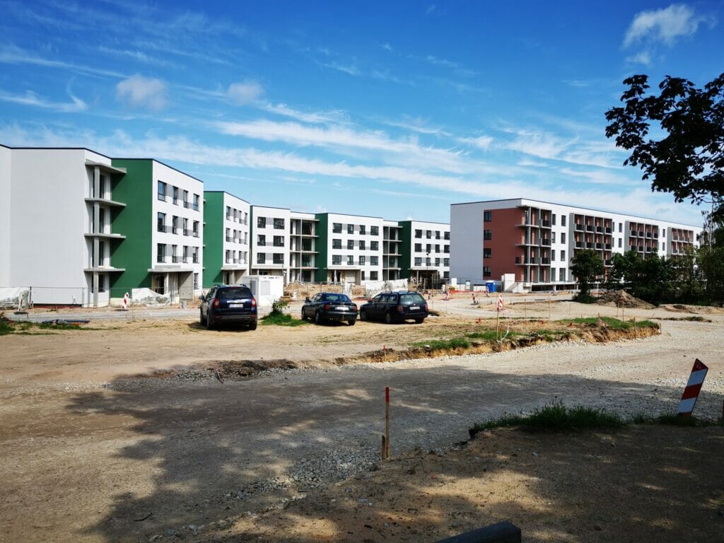 Ezerjugla (Murjāņu iela 151) - Multi apartment - construction photos