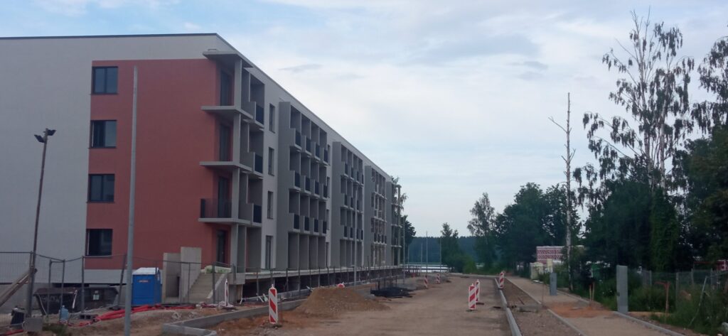 Ezerjugla (Murjāņu iela 151) - Multi apartment - construction photos