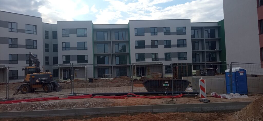 Ezerjugla (Murjāņu iela 151) - Multi apartment - construction photos