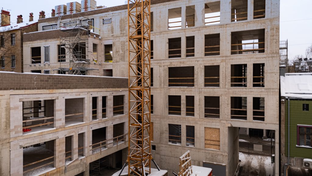 Skolas 17 (Skolas iela 17) - Multi apartment - construction photos