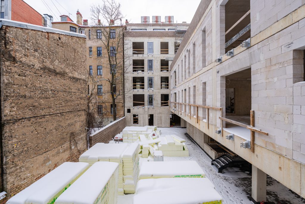 Skolas 17 (Skolas iela 17) - Multi apartment - construction photos