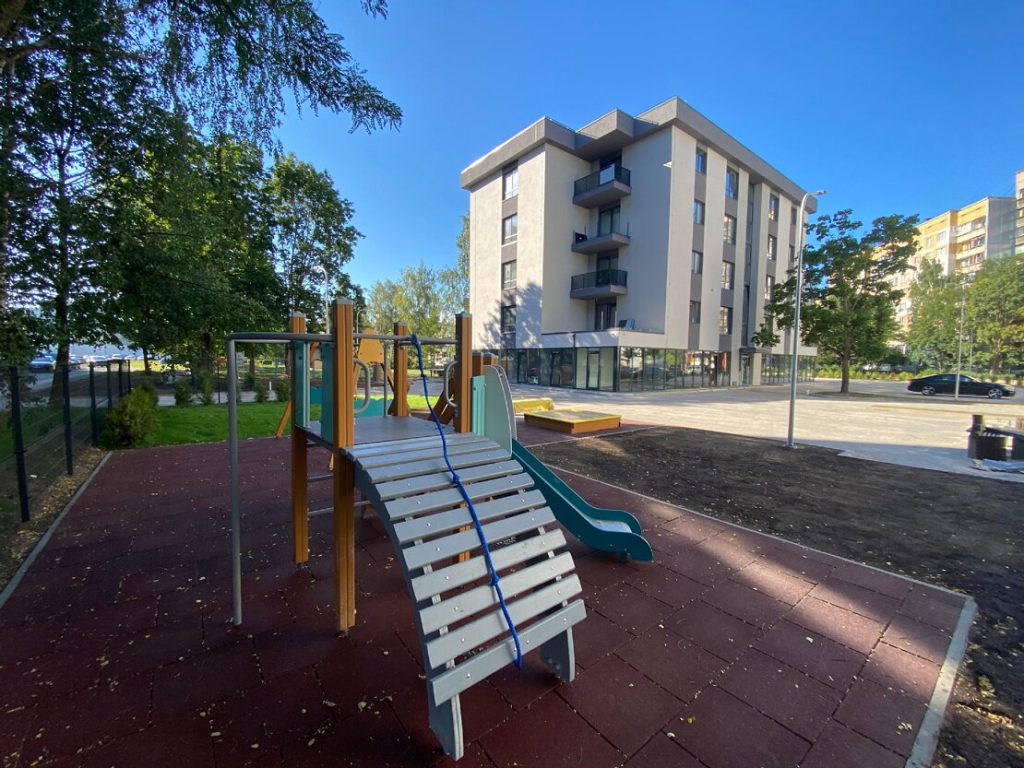 Tīnūžu iela 1A (Tīnūžu iela 1A) - Daugiabutis - statybų nuotraukos