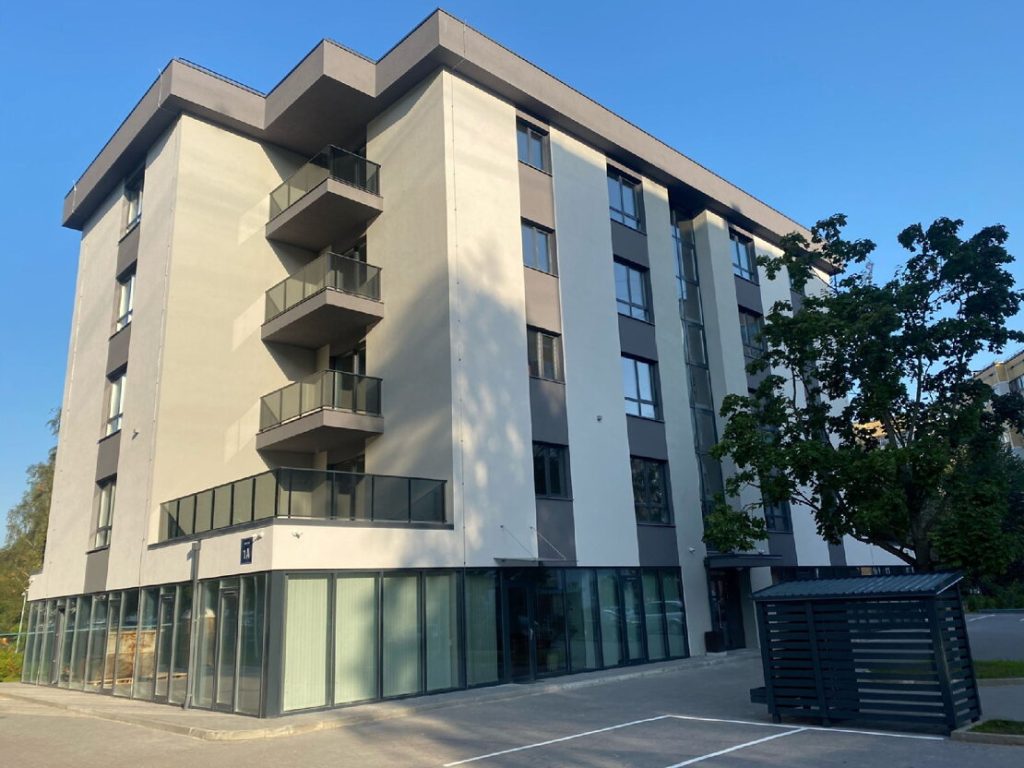 Tīnūžu iela 1A (Tīnūžu iela 1A) - Daugiabutis - statybų nuotraukos