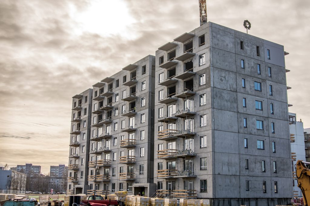 Green City 1 (Upeņu iela 19) - Multi apartment - construction photos