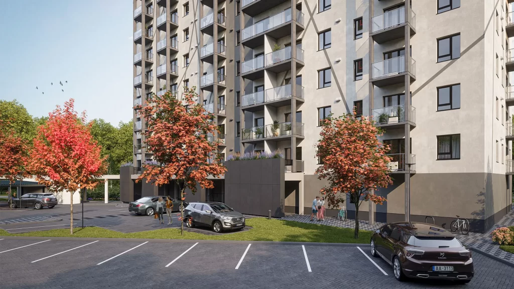 Krasta kvartāls - Grēdu iela 15 (Grēdu iela 15) - Multi apartment - visualization