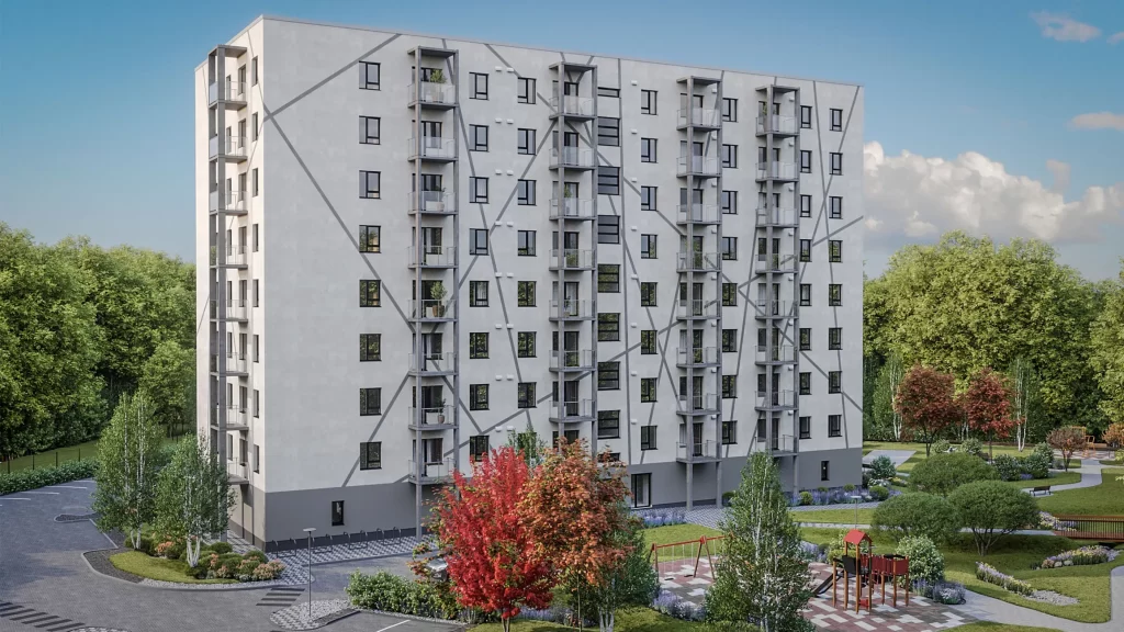 Krasta kvartāls - Grēdu iela 15 (Grēdu iela 15) - Multi apartment - visualization