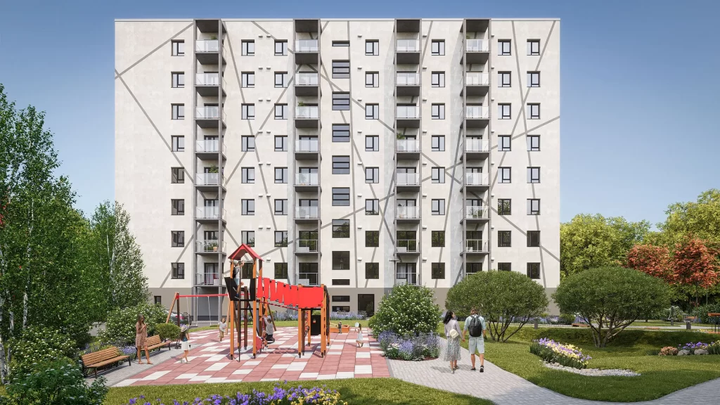 Krasta kvartāls - Grēdu iela 15 (Grēdu iela 15) - Multi apartment - visualization