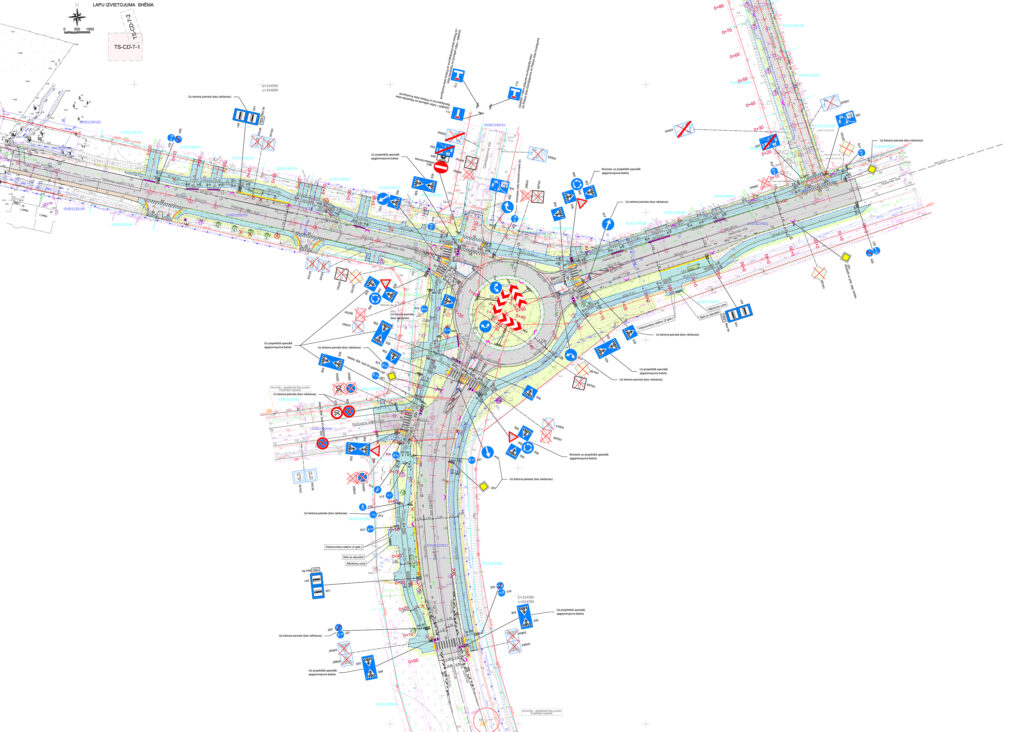 Hipokrāta un Malienas ielas krustojuma pārbūve (Hipokrāta iela, Malienas iela) - Road - visualization