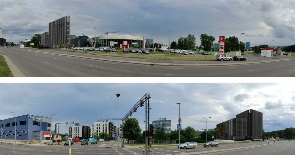 Linkmenų 12 (Linkmenų g. 12, Linkmenų g. 14) - Büroohoone - visuaalne