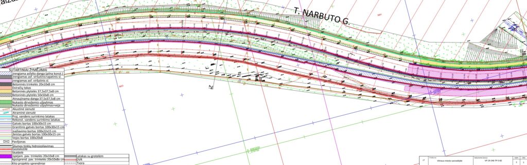 T. Narbuto g. rekonstrukcija (T. Narbuto g.) - Street - visualization