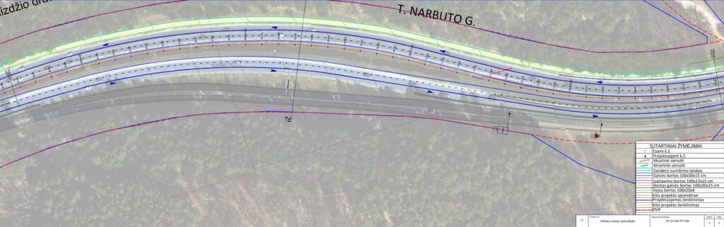 T. Narbuto g. rekonstrukcija (T. Narbuto g.) - Street - visualization