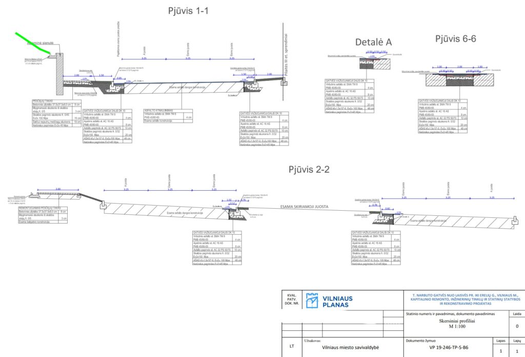 T. Narbuto g. rekonstrukcija (T. Narbuto g.) - Street - visualization