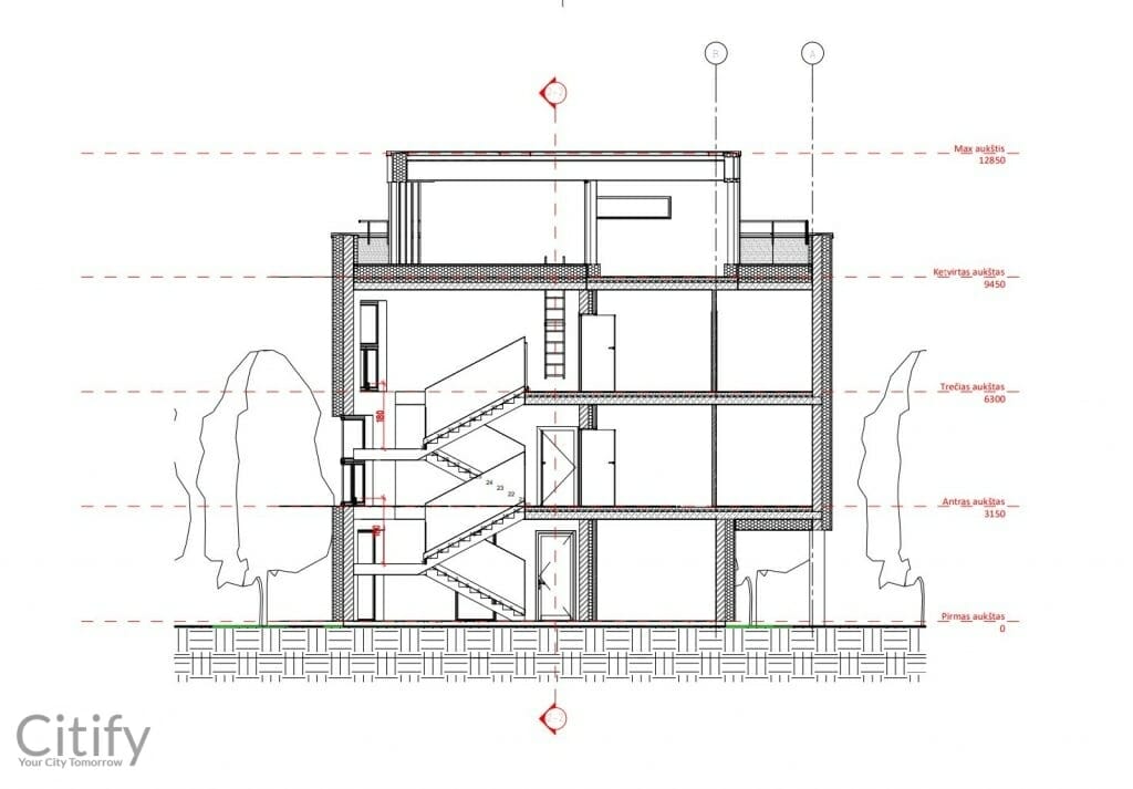 A. Mackevičiaus g. 126 (A. Mackevičiaus g. 126) - Multi apartment - visualization