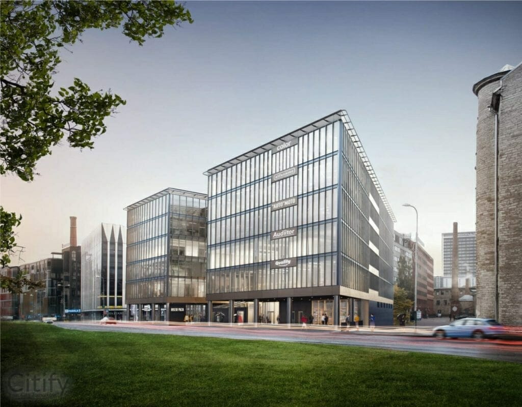 Roseni Maja (Ahtri 4) - Office center - visualization