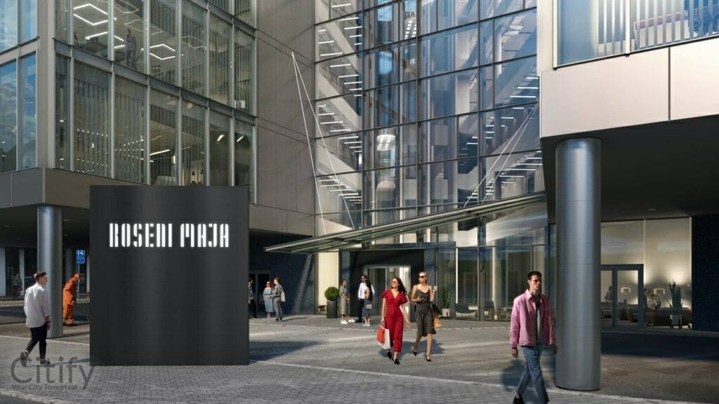 Roseni Maja (Ahtri 4) - Office center - visualization