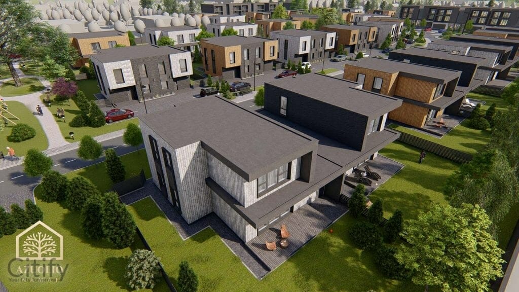 Ąžuolio namai 1 etapas (Povilo Revento g.) - Ridaelamu - visuaalne