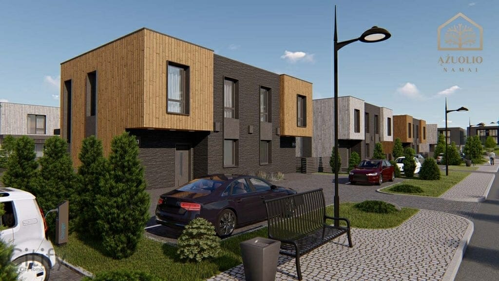 Ąžuolio namai 1 etapas (Povilo Revento g.) - Ridaelamu - visuaalne