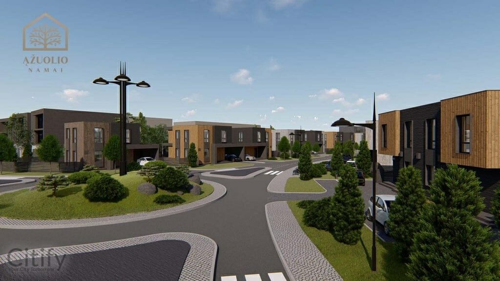 Ąžuolio namai 1 etapas (Povilo Revento g.) - Ridaelamu - visuaalne