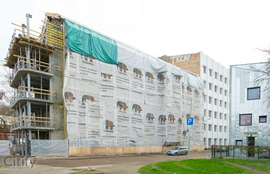 Sociālo pakalpojumu centrs "SenRīga" (Katoļu iela 22/24) - Specialized care center - construction photos