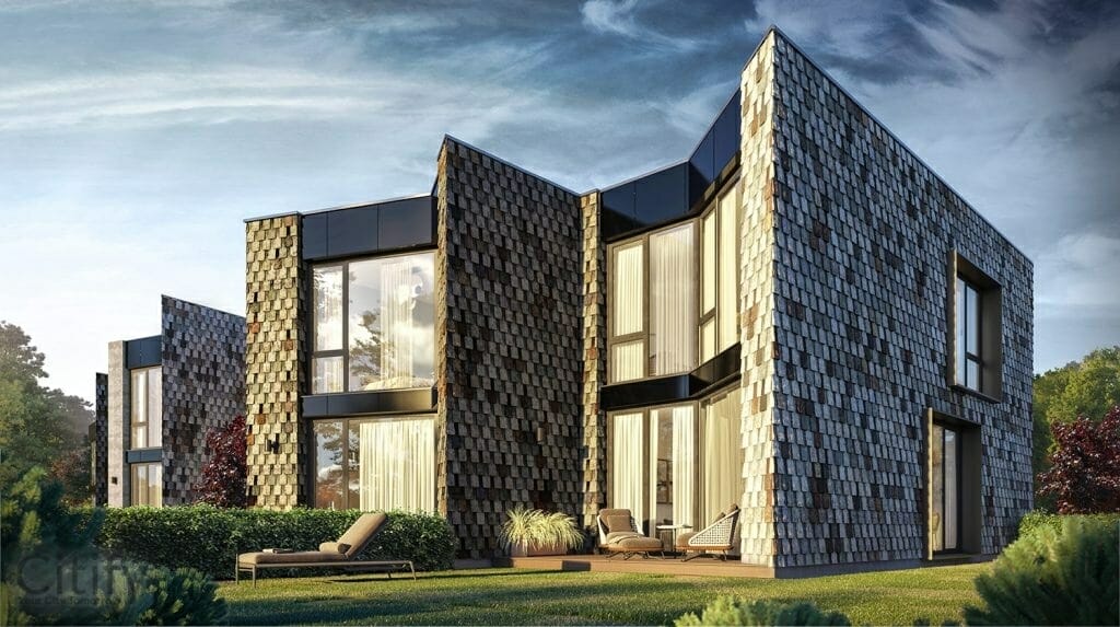 Duplex (Lygioji g. 19) - Row housing - visualization