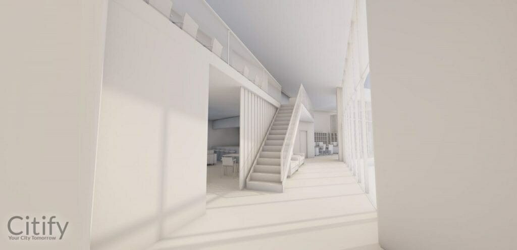 Fridriha Candera iela 1 (Fridriha Candera iela 1) - Office center - visualization