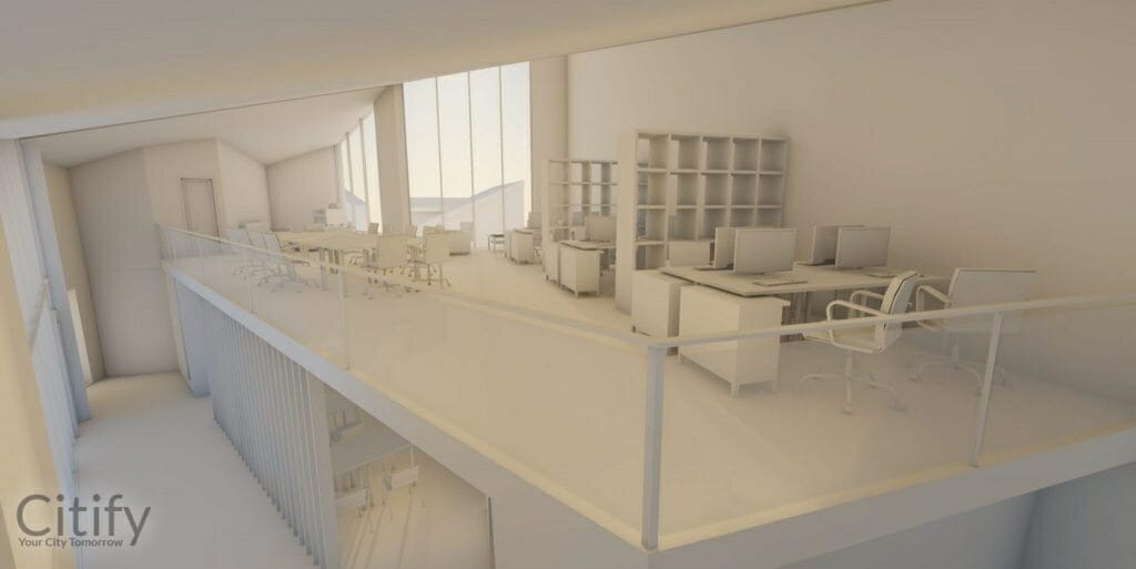 Fridriha Candera iela 1 (Fridriha Candera iela 1) - Office center - visualization