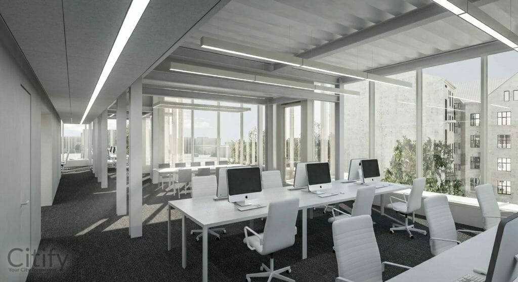 Hanzas biroji (Hanzas iela 2a) - Office center - visualization