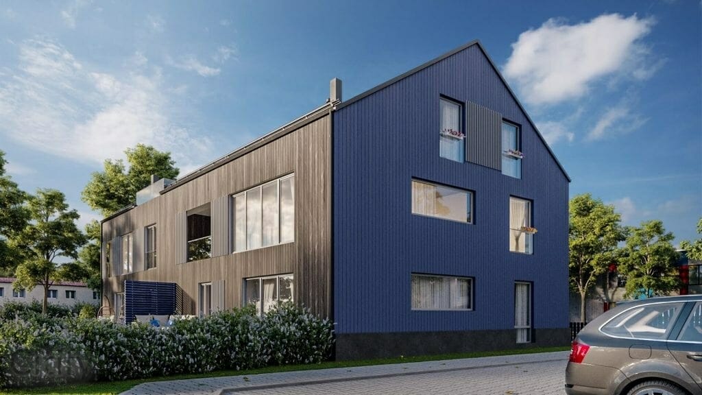 Vana-Nõmme residents (Idakaare 2a) - Multi apartment - visualization