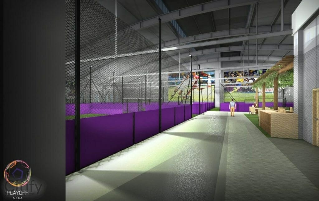 Playoff Arena (Kauguru iela 6) - Sports arena - visualization