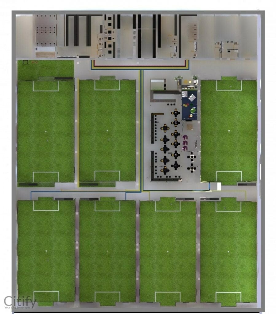 Playoff Arena (Kauguru iela 6) - Sports arena - visualization