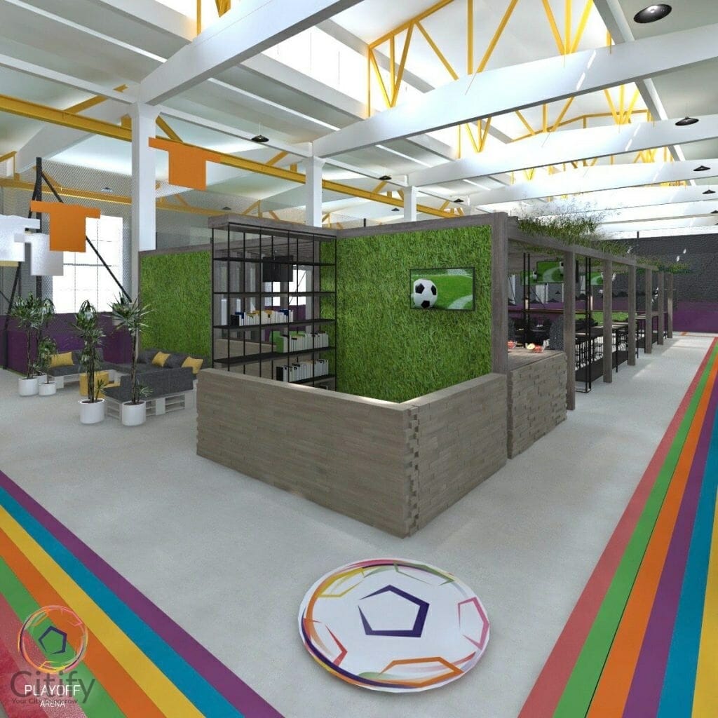 Playoff Arena (Kauguru iela 6) - Sports arena - visualization