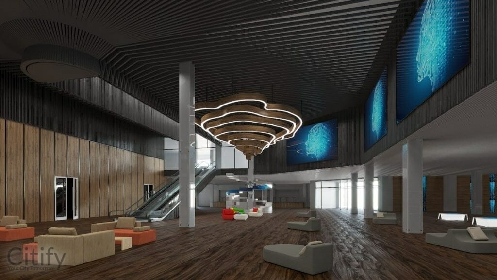Atta Centre (Krasta iela 60) - Office center - visualization