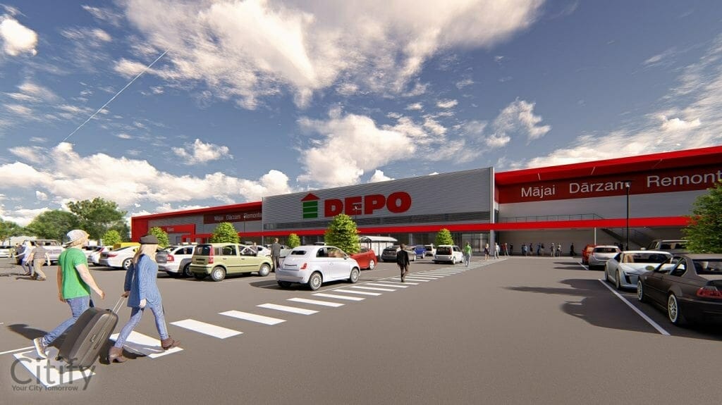 Depo Kurzemes prospekts realizēts Citify