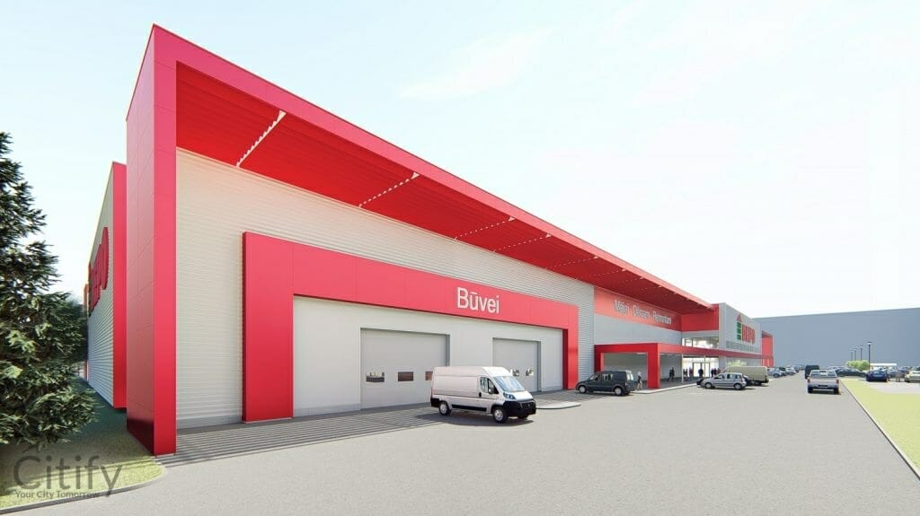 Depo Kurzemes prospekts (Kurzemes prospekts 3B) - Prekybos centras - vizualizacija