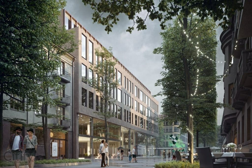 Laisvės al. 60 (buvęs Merkurijus) (Laisvės al. 60) - Hotel, Multi apartment, Office center - visualization