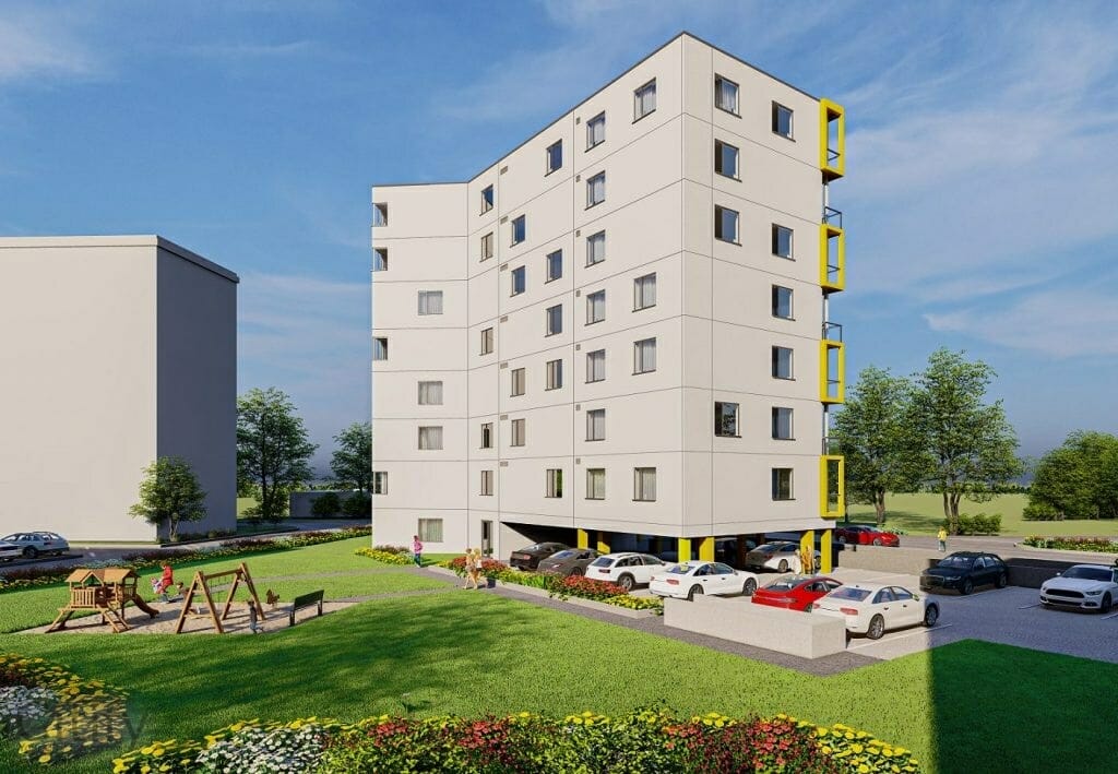 Liikuri 10A ( Liikuri 10a) - Daudzdzīvokļu nams - vizualizācija