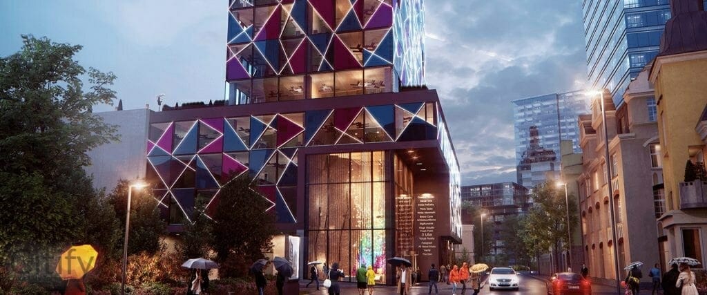 Skyon (Maakri 30) - Office center - visualization