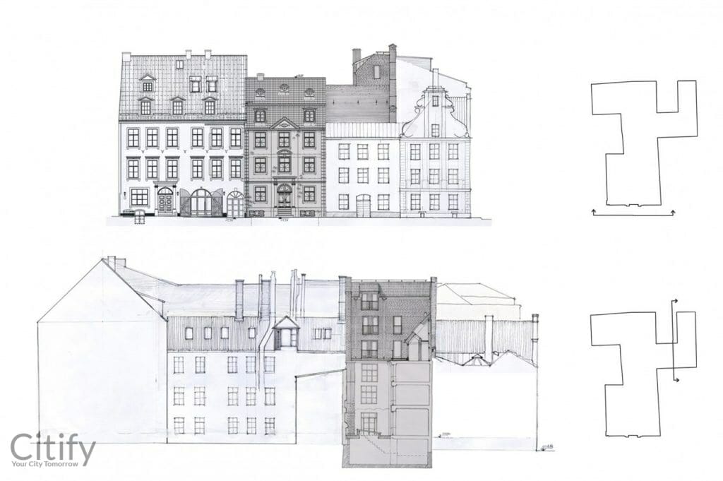Dome Hotel paplašinājums (Miesnieku iela 6) - Viesnīca - vizualizācija
