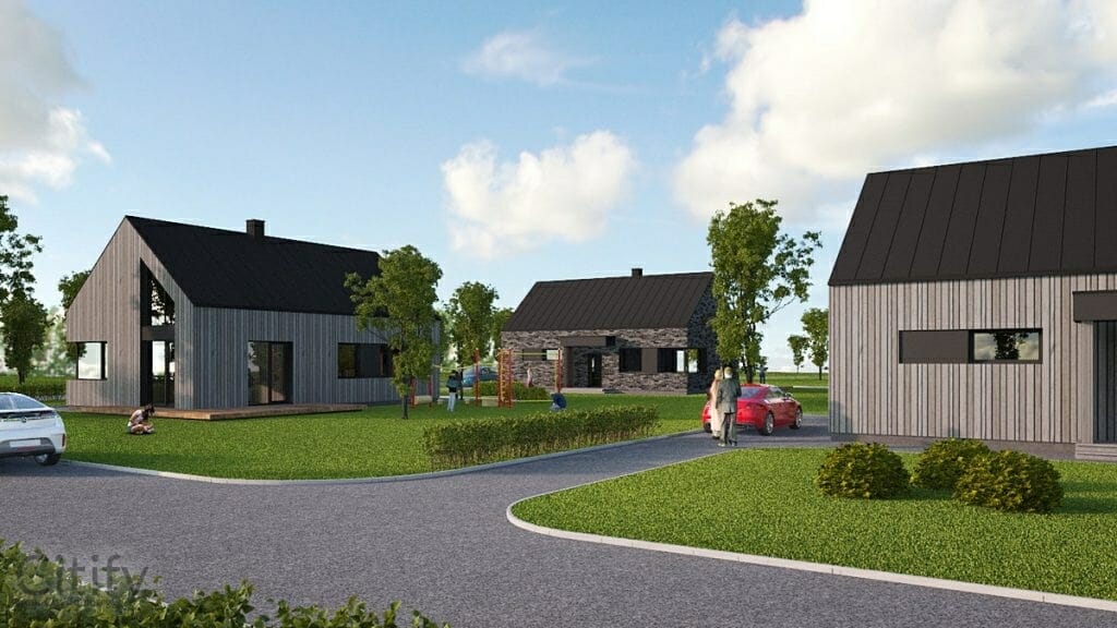 Miesto rezidencija (Jurgio Radvilos g., Vyskupo Andriaus g.) - Land plots - visualization