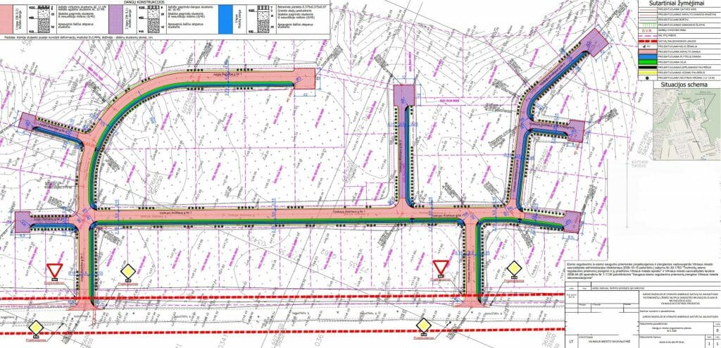 Miesto rezidencija (Jurgio Radvilos g., Vyskupo Andriaus g.) - Land plots - visualization