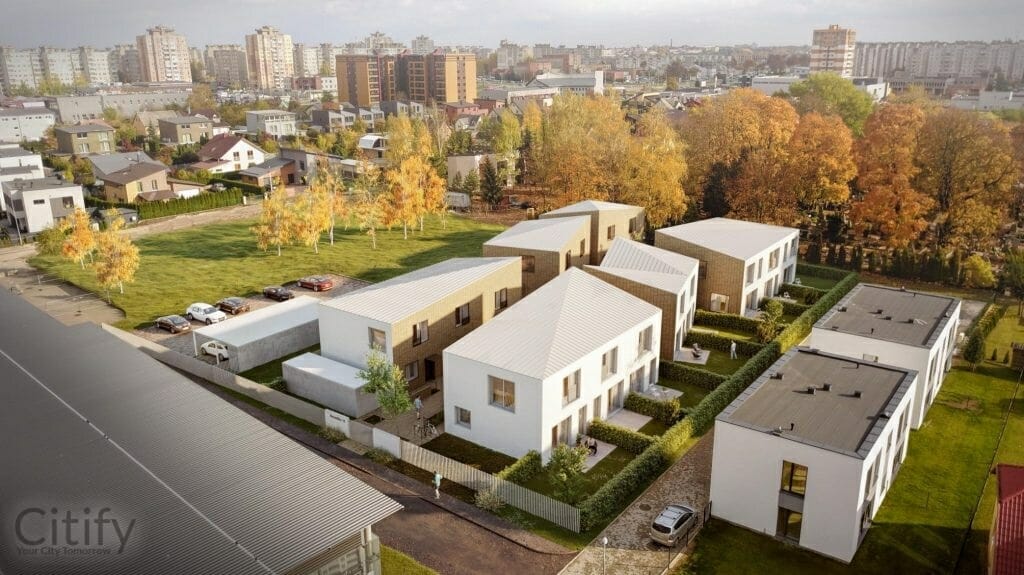 Mosėdžio g. 18 (Mosėdžio g. 18) - Rindu mājas - vizualizācija