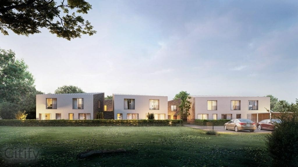 Mosėdžio g. 18 (Mosėdžio g. 18) - Rindu mājas - vizualizācija