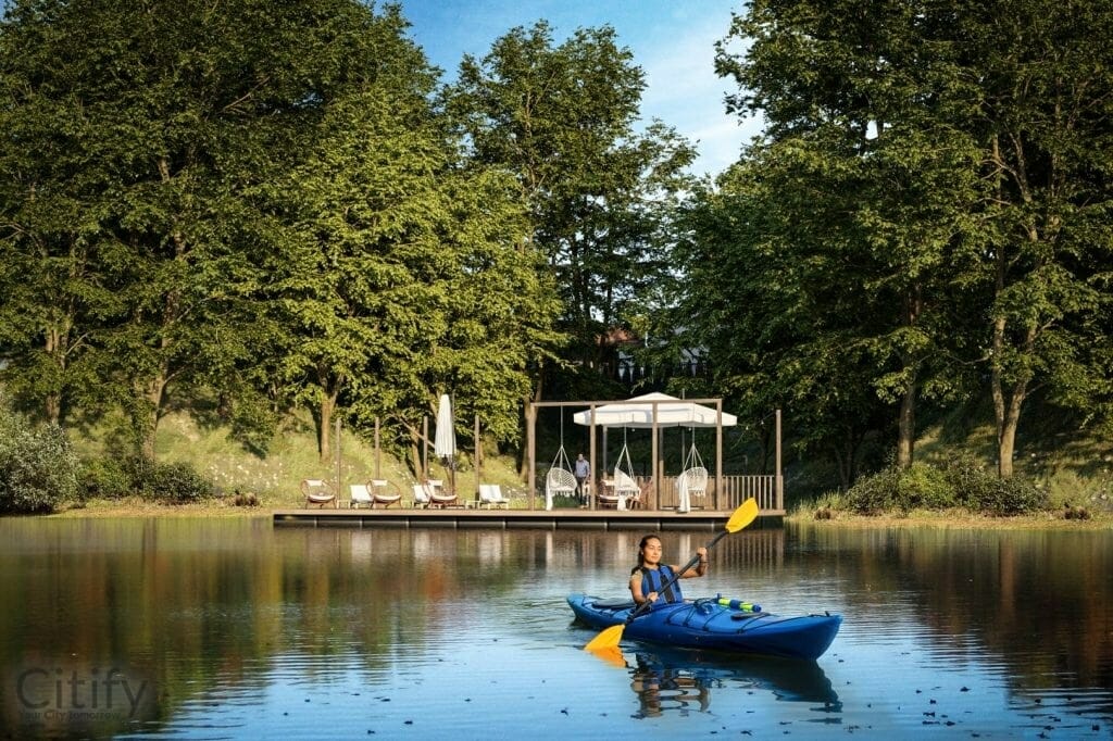 NOA namai (Perkūno al., Pūgos al., Kaitros al., Vandenio al.) - Private house community - visualization