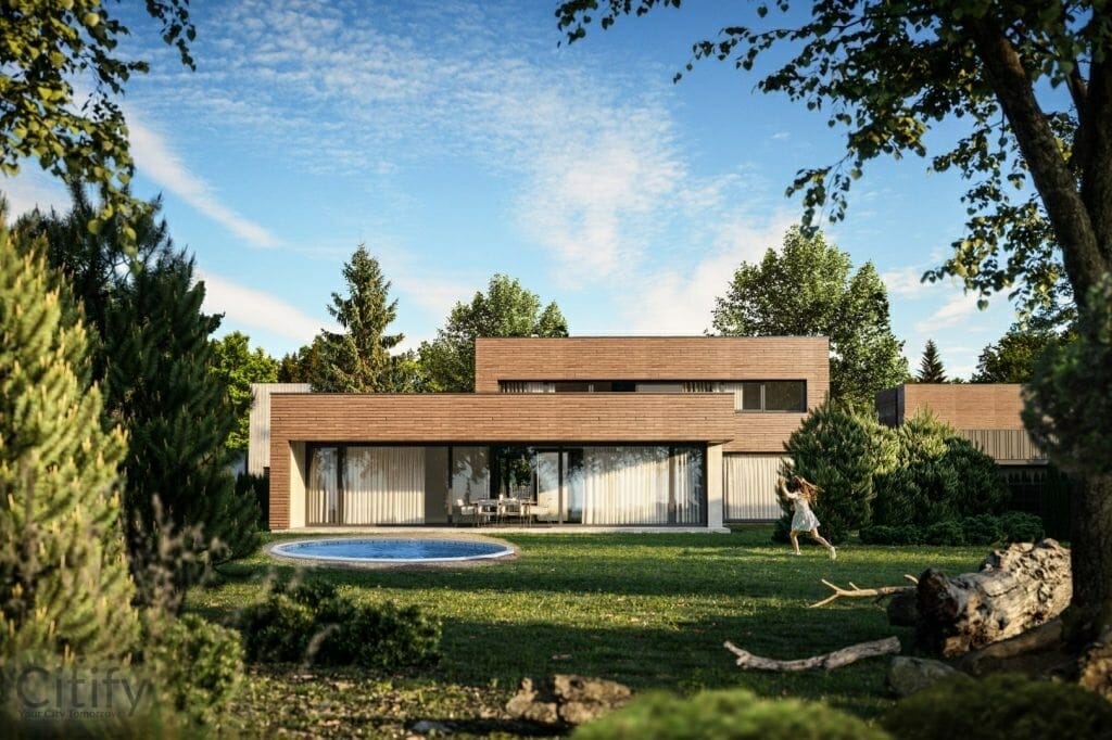 NOA namai (Perkūno al., Pūgos al., Kaitros al., Vandenio al.) - Private house community - visualization