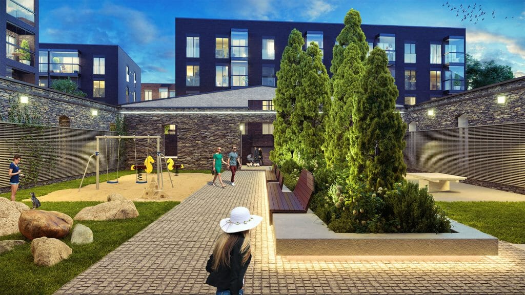 Küti kvartal (Oda 2, 4) (Oda 2, 4) - Multi apartment - visualization