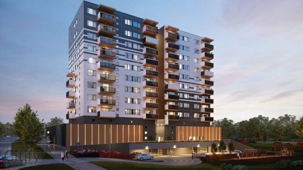 Priisle Kodu (Priisle tee 1) - Food store, Multi apartment - visualization